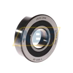 Опорный ролик шариковый вильчатый LR205-2RSR>A INA