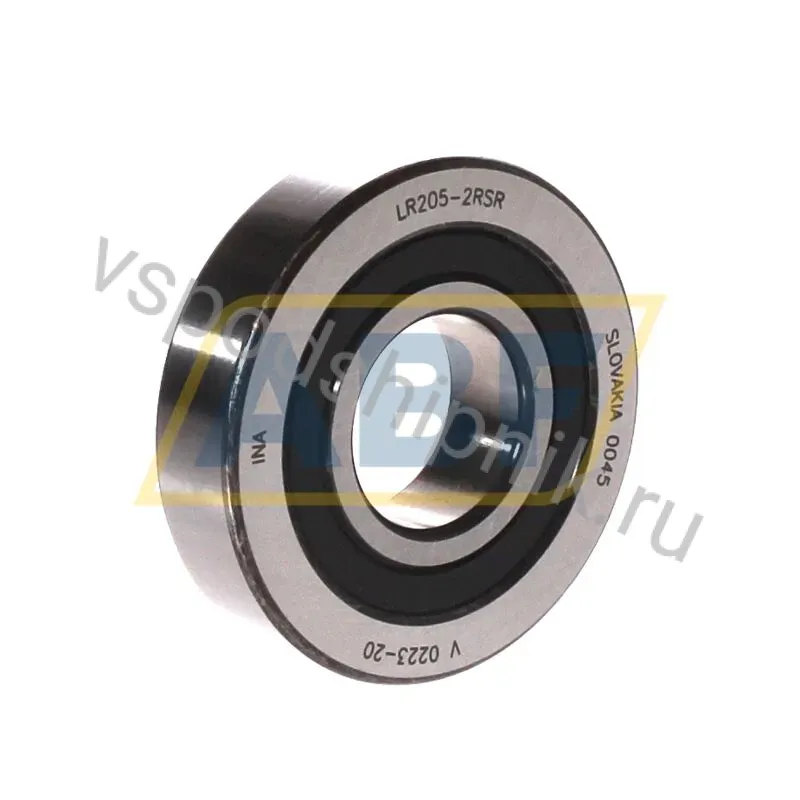 Опорный ролик шариковый вильчатый LR205-2RSR>A INA 360