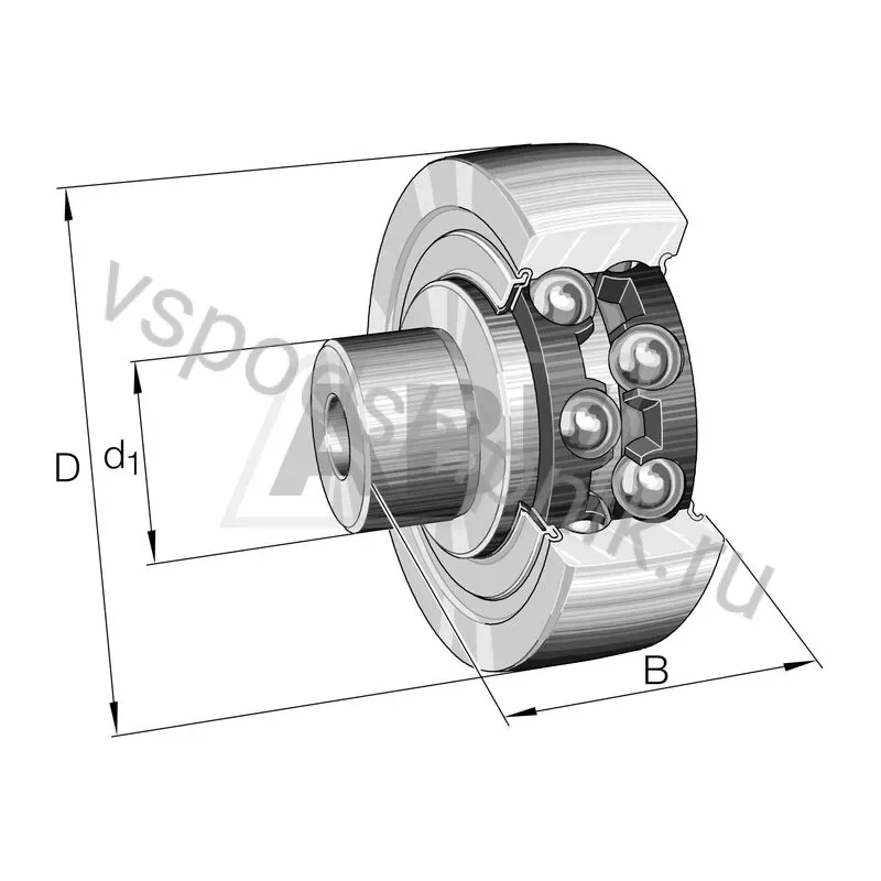 Опорный ролик ZL5206KRDU INA 360