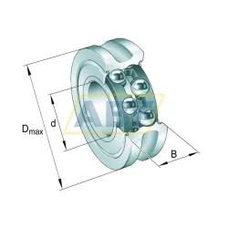 Опорный ролик LFR50/5-4-2RS-RB INA