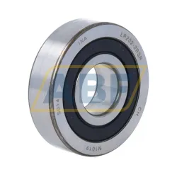 Опорный ролик шариковый вильчатый LR202-2RSR>A INA