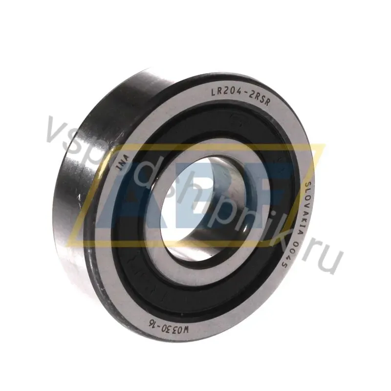 Опорный ролик шариковый вильчатый LR204-2RSR>A INA 360