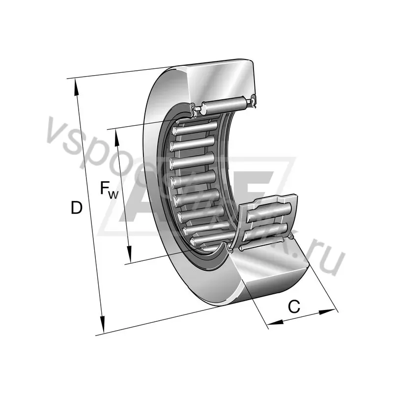 Ролик RNA2207-2RSR INA 360