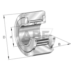 Ролик опорный вильчатый игольчатый NATR8 FAG