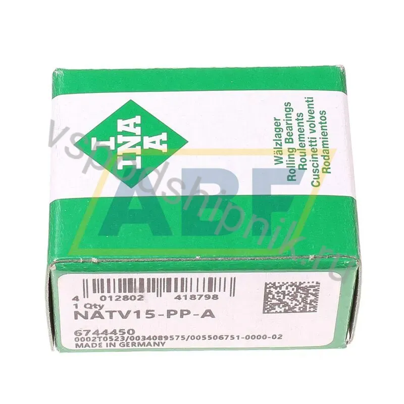 Игольчатый роликовый подшипник NATV15PPA INA 360