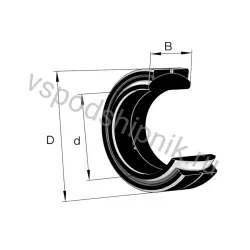 Подшипник FE16-1371.GE INA