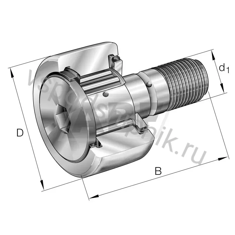 Ролик на игольчатых подшипниках KR80PPXB INA 360