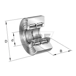 Ролик NNTR140X340X162-2ZL INA