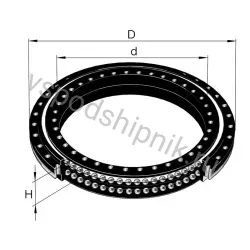 Специальный подшипник ZKLDF260-B-L430 INA