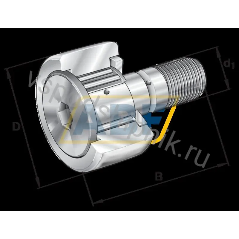 Ролик на игольчатых подшипниках KR40NMT INA 360