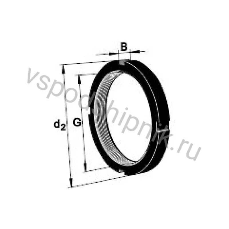 Контргайка KM4NIROSTAA2-MFO FAG 360
