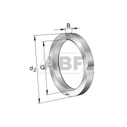 Контргайка KM25 INA