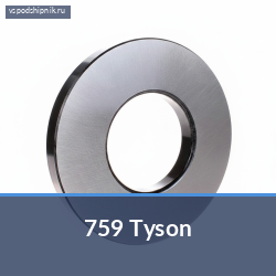 Внутреннее кольцо с роликами конического подшипника 759 Tyson